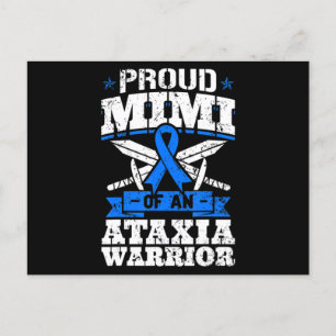 Proud Mimi Of An Ataxia Warrior Dystaxia Awareness Postcard