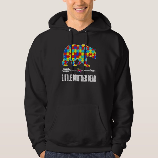 Proud Mom Autism Awareness Family Matching Hoodie (Front)