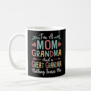 Proud Mom Grandma Great Grandma Floral Women Coffee Mug