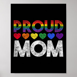 Proud Mom Lgbt  Poster