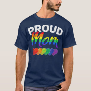 Proud Mom LGBTQ Gay Pride Queer Mothers Day Gifts  T-Shirt