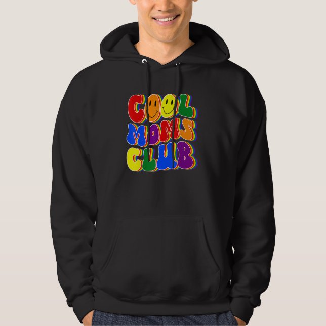 Proud Mom LGBTQ Pride Cool Moms Gay Pride LGBT Pri Hoodie (Front)