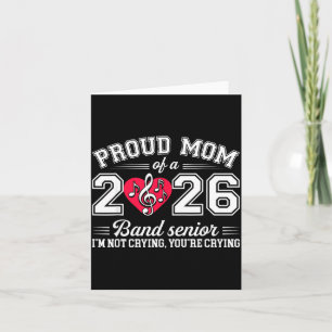 Proud Mom Of A 2026 Band Senior Music Gift  Card