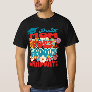 Proud MOM of a Class of 2023 Graduate RETRO FLORAL T-Shirt