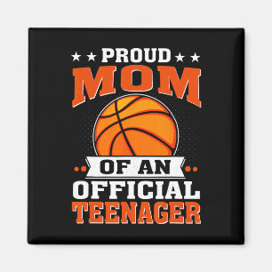 Proud Mom Of An Official Teenager 13th Birthday Sk Magnet