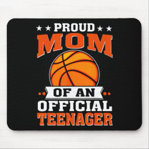 Proud Mom Of An Official Teenager 13th Birthday Sk Mouse Mat