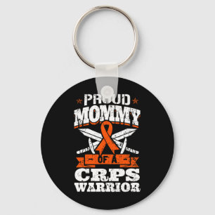 Proud Mommy Of A CRPS Warrior RSD Awareness Ribbon Key Ring