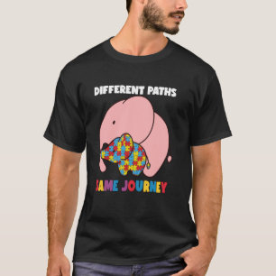 Proud Mother Daughter Autistic Girls Autism Awaren T-Shirt