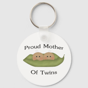 Proud Mother Of Twins Key Ring