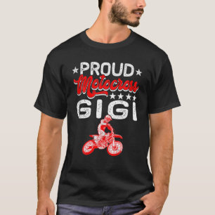 Proud Motocross Gigi Mother's Day Sport Lover Mama T-Shirt