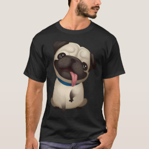 Proud Mouth Breather Funny Pug Face T-Shirt