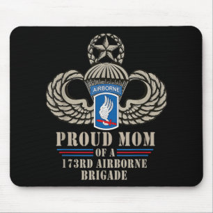 Proud Mum 173rd Airborne Brigade Veteran Military Mouse Mat