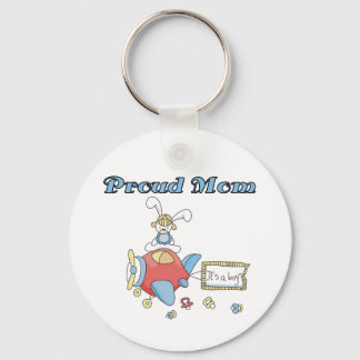 Proud Mum-Aeroplane It's a Boy tshirts and gifts Key Ring