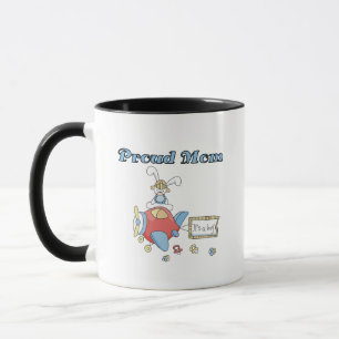 Proud Mum-Aeroplane It's a Boy tshirts and gifts Mug