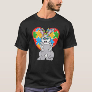 Proud Mum Autism Awareness Cute Bunny Mama Baby T-Shirt