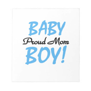 Proud Mum Baby Boy Gifts Notepad