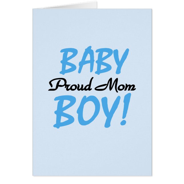 Proud Mum Baby Boy Tshirts and Gifts (Front)