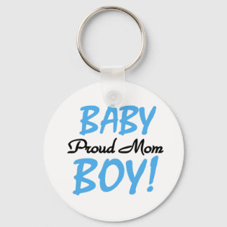 Proud Mum Baby Boy Tshirts and Gifts Key Ring