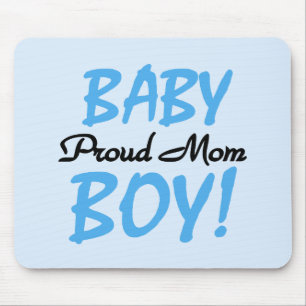 Proud Mum Baby Boy Tshirts and Gifts Mouse Mat