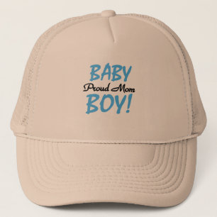 Proud Mum Baby Boy Tshirts and Gifts Trucker Hat