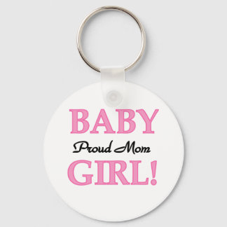 Proud Mum Baby Girl Tshirts and Gifts Key Ring