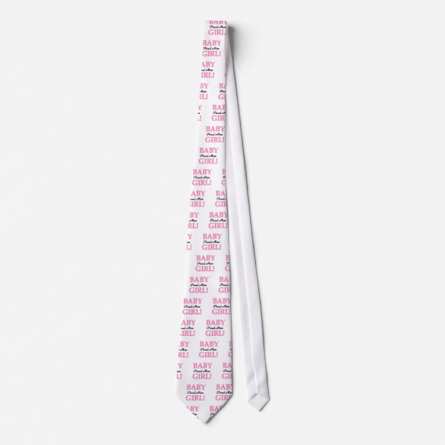 Proud Mum Baby Girl Tshirts and Gifts Tie (Front)