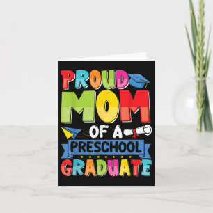 Proud Mum Cl Of 2025 Preschool Pre-k Graduate Grad Card