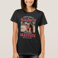 Proud Mum Class of 2026 Graduate Parent Custom Red