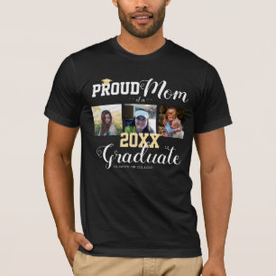 Proud Mum Class of Grad Cap T-Shirt