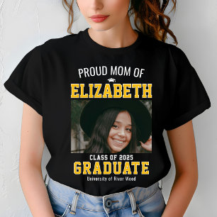 Proud Mum Custom Class  Graduate Parent Custom T-Shirt