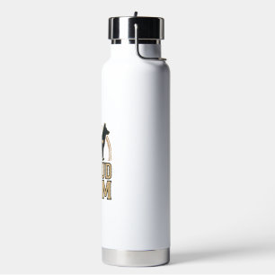 Proud Mum Dog Silhouette Vintage Vector Design_1 Water Bottle
