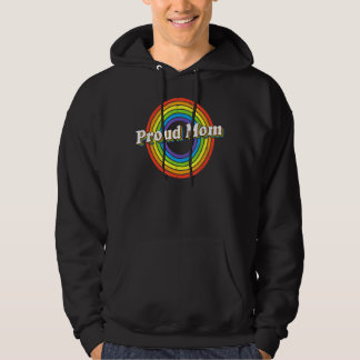 Proud Mum Lgbt Flag Lgbtq Lesbian Gay Bisexual Pri Hoodie