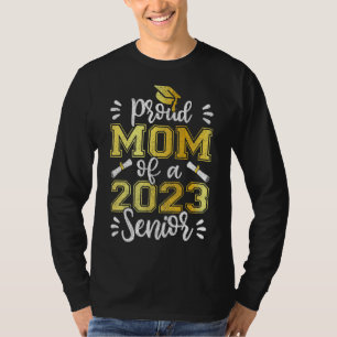 Proud Mum Of 2023 Senior Family Matching Graduati T-Shirt