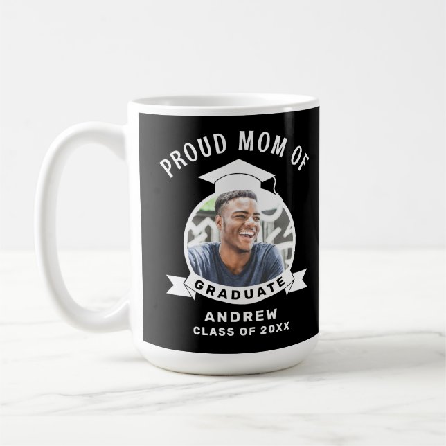 Proud Mum of 2025 Graduate Coffee Mug (Left)