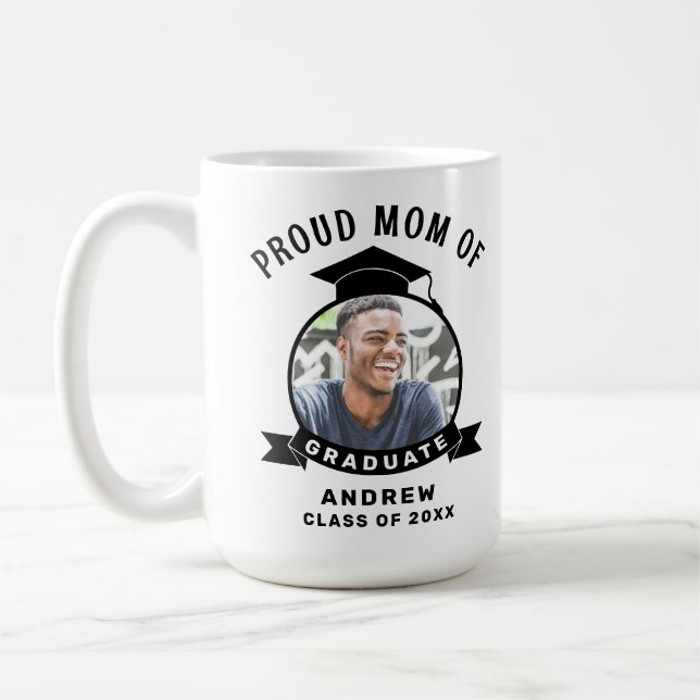 Proud Mum of 2025 Graduate Coffee Mug (Left)