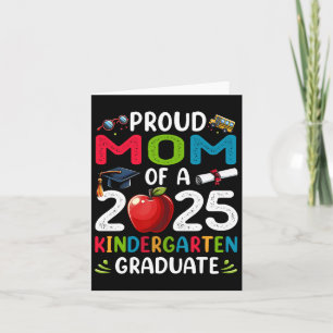 Proud Mum Of 2025 Kindergarten Graduate Graduation Card