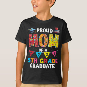 Proud Mum Of 2026 5th Grade Graduate Mother's Day T-Shirt