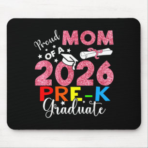 Proud mum of 2026 pre-k graduate mothers day mouse mat