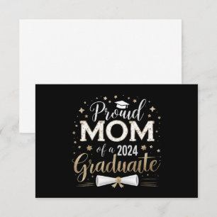 Proud Mum Of A 2024 Graduate Class Senior Thank You Card