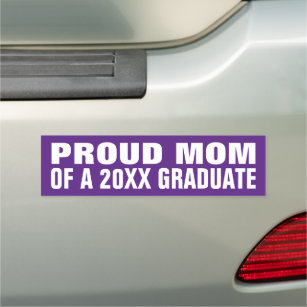 Proud mum of a 2024 graduate graduation party car magnet