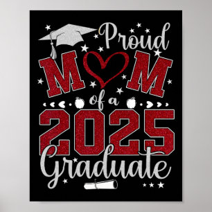 Proud Mum Of A 2025 Graduate Cl Senior Graduation  Poster