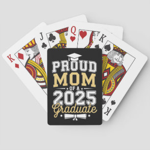 Proud Mum Of A 2025 Graduate Graduation Playing Cards