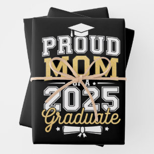 Proud Mum Of A 2025 Graduate Graduation Wrapping Paper Sheet