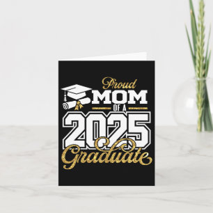 Proud Mum Of A 2025 Graduate Mum Senior 2025  Card