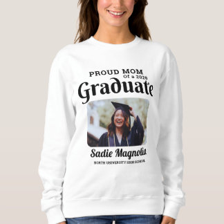 Proud Mum of a 2026 Graduate Photo Custom Sweatshirt
