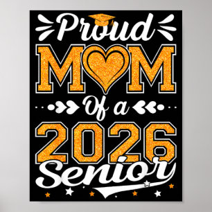 Proud mum of a 2026 graduate senior class of 2026 poster