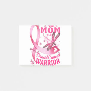 Proud Mum Of A Breast Cancer Warrior Awareness Post-it Notes