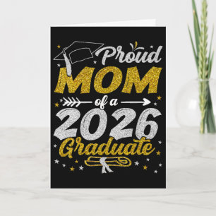 Proud Mum Of A Cl Of 2026 Graduate Senior Graduati Card