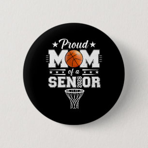 Proud Mum Of A Cl Of A Sketll Senior 2026 Graduati 6 Cm Round Badge