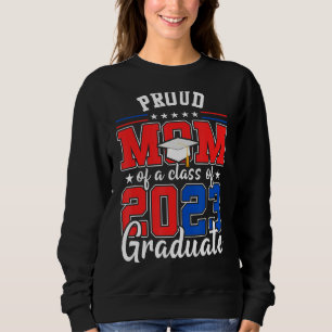 Proud Mum Of A Class Of 2023 Graduate American Fla Sweatshirt